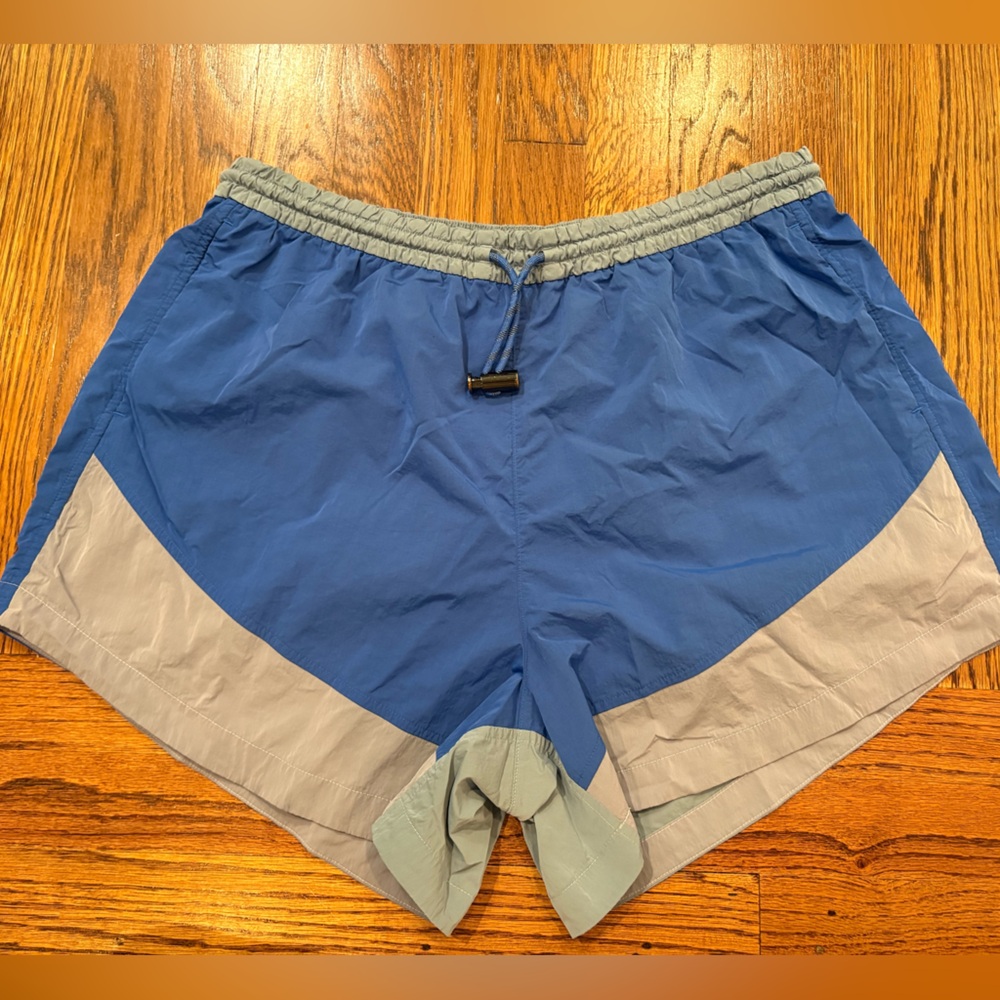 lululemon athletica Blue and Gray Athletic Shorts